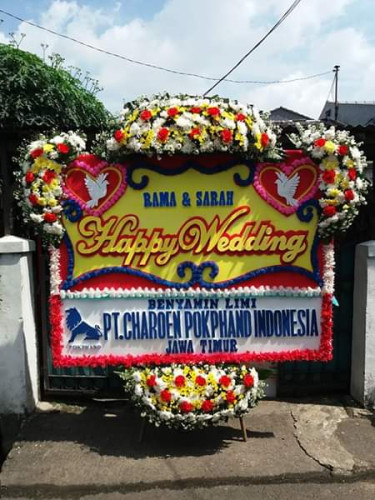 Karangan Bunga Pernikahan  di Way Kanan